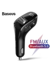 Baseus Streamer F40 AUX wireless MP3 Fm Transmitter Araç Şarj başlık