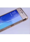 Galaxy J5 Kılıf Zore Kenarı Tek Sıra Taşlı Silikon