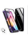 Galaxy M30 Kılıf Zore Devrim Mıknatıslı Cam Kapak