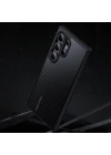 Galaxy S24 Ultra Magsafe Şarj Özellikli Karbon Fiber Benks Montage ArmorAir Kevlar Kapak