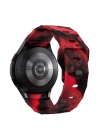 Galaxy Waych 5 44mm Zore KRD-116 20mm Futbol Desenli Spor Tasarımlı Silikon Kordon