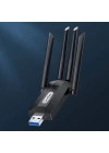 Go Des GD-BT318 Çift Bantlı 1200m 300Mbps 4 Antenli Kablosuz İnternet Sağlayıcı USB WiFi Adaptör