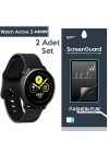 Gor Samsung Watch Active 2 44MM Darbe Emici Ekran Koruyucu 2 Adet Set