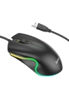 HOCO GM19 RGB LED Işıklı Gamer Oyuncu Kablolu Optik Mouse