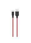 HOCO X21 Plus USB to Type-C 3A Silikon Hızlı Şarj ve Data Kablosu