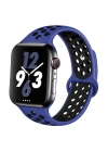 More TR Ally Apple Watch 7-8 45mm 6-5-4 44mm Kayış Kordon Nike Style Soft Silikon 3-2-1 42mm