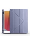 More TR Apple iPad 9.7 2018 (6.Nesil) Kılıf Zore Tri Folding Kalem Bölmeli Standlı Kılıf