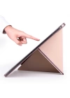 More TR Apple iPad Air 10.9 2022 (5.Nesil) Kılıf Zore Tri Folding Kalem Bölmeli Standlı Kılıf