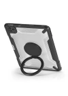 More TR Apple iPad Air 10.9 2022 (5.Nesil) Wiwu Mecha Dönebilen Standlı Tablet Kılıfı