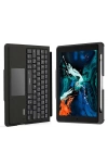 More TR Apple iPad Pro 11 2020 (2.Nesil) Wiwu Keyboard Folio Kablosuz Klavyeli Kılıf