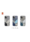 More TR Apple iPhone 12 Kılıf Kajsa Glamorous Serisi Zebra Combo Kapak