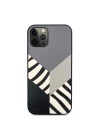 More TR Apple iPhone 12 Pro Max Kılıf Kajsa Glamorous Serisi Zebra Combo Kapak