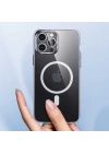 More TR Apple iPhone 13 Kılıf Benks ​​​​​​Crystal Series With Magnetic Clear Kapak