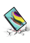 More TR Galaxy Tab A7 10.4 T500 2020 Kılıf Zore Tri Folding Kalem Bölmeli Standlı Kılıf