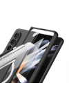 More TR Galaxy Z Fold 4 Kılıf Wireless Şarj Özellikli Zore Kıpta Magsafe Kapak