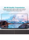 More TR Qgeem QG-AV17 Görüntü ve Ses Aktarıcı HDMI Kablo 2.1 Versiyon 8K HD Kalite 48Gbps 3.05 metre