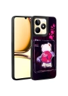 REALME C53 4G Case Shining Embossed Iconic Figured Zore Amas Silicone Cover