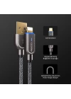 More TR Recci RS02L Smart Power-Off Serisi Hızlı Şarj Özellikli Lightning To USB-A Kablo 1M