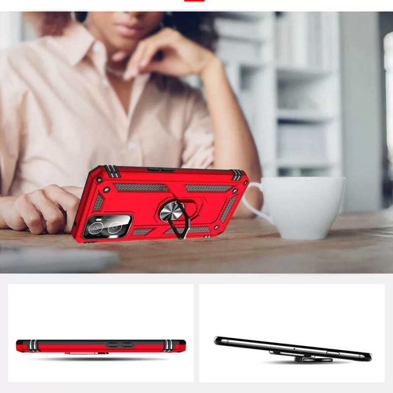 More TR Oppo A76 Kılıf Zore Vega Kapak
