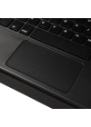 More TR Apple iPad 10.9 2022 (10.Nesil) Zore Border Keyboard Bluetooh Bağlantılı Standlı Klavyeli Tablet Kılıfı