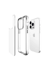 More TR Apple iPhone 14 Pro Kılıf Zore Şeffaf Ultra İnce Airbag Tasarımlı Okka Kapak