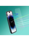 More TR Apple iPhone 14 Pro Max Youngkit Antistatik Ve Antidust Kolay Uygulama Aparatlı Cam Ekran Koruyucu
