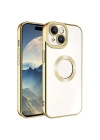 More TR Apple iPhone 15 Plus Kılıf Kamera Korumalı Logo Gösteren Zore Omega Kapak