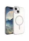 More TR Apple iPhone 15 Plus Kılıf Zore Wireless Şarj Özellikli Pixel Magsafe Kapak