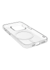 More TR Apple iPhone 15 Pro Max Kılıf Zore Magsafe Şarj Özellikli Şeffaf Tek Kamera Çerçeveli Porto Kapak