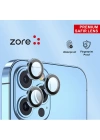 More TR Apple iPhone 15 Pro Max Zore CL-12 Premium Safir Parmak İzi Bırakmayan Anti-Reflective Kamera Lens Koruyucu