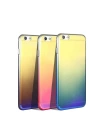 Apple iPhone 6 Plus Kılıf Zore Renkli Transparan