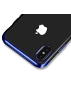 Apple iPhone X Kılıf Zore Dört Köşeli Lazer Silikon Kapak