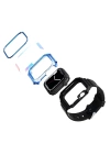 Apple Watch 40mm Zore KRD-88 Sert PC Kasa Koruyuculu Silikon Kordon