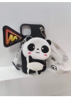 Askılı Cüzdan Kılıf - Panda