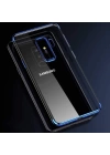 Galaxy A6 Plus 2018 Kılıf Zore Dört Köşeli Lazer Silikon Kapak