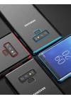 Galaxy Note 9 Kılıf Zore Dört Köşeli Lazer Silikon Kapak
