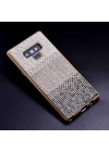 Galaxy Note 9 Kılıf Zore Mat Lazer Taşlı Silikon