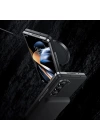 More TR Galaxy Z Fold 5 Kılıf Magsafe Özellikli Karbon Fiber Benks Essential 600D Kevlar Kapak