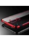 Huawei Mate 20 Lite Kılıf Zore Dört Köşeli Lazer Silikon Kapak