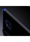 Huawei Mate 20 Pro Kılıf Zore Dört Köşeli Lazer Silikon Kapak