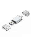 More TR ALLY USB 3.0+Type-c+Lightning Sd Kart Okuyucu - Hızlı Card Reader