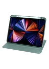 More TR Apple iPad 10.2 2021 (9.Nesil) Kılıf Zore Termik Kalem Bölmeli Dönebilen Standlı Kılıf