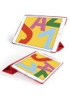 More TR Apple iPad 10.2 2021 (9.Nesil) Zore Smart Cover Standlı 1-1 Kılıf