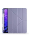 More TR Apple iPad Air 10.9 2020 (4.Nesil) Kılıf Zore Tri Folding Kalem Bölmeli Standlı Kılıf