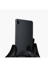 More TR Apple iPad Pro 11 2022 M2 Kılıf Benks Essential Kevlar Karbon Fiber Kapak
