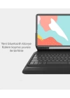 More TR Apple iPad Pro 11 Wiwu Keyboard Folio Kablosuz Klavyeli Kılıf
