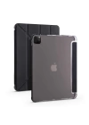 More TR Apple iPad Pro 12.9 2020 (4.Nesil) Kılıf Zore Tri Folding Kalem Bölmeli Standlı Kılıf