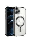 More TR Apple iPhone 13 Pro Kılıf Kamera Korumalı Magsafe Wireless Şarj Özellikli Zore Demre Kapak