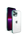 More TR Apple iPhone 13 Pro Kılıf Kamera Korumalı Renkli Çerçeveli Zore Garaj Kapak
