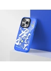 More TR Apple iPhone 13 Pro Max Kılıf Airbagli TPU Yazı Temalı Benks Dynamic New Kapak